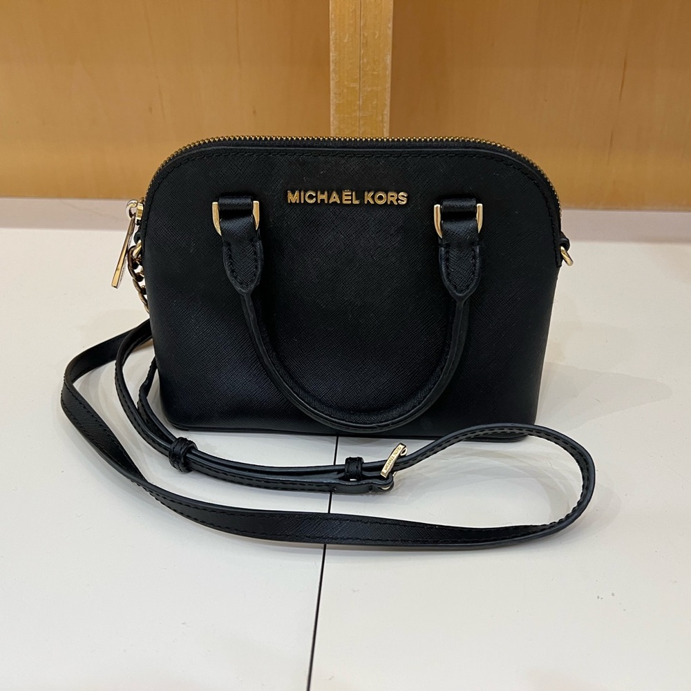 Small black Michael Kors crossbody bag